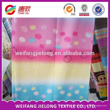 2017 nuevas telas impresas flor reactiva de la tela cruzada del algodón orgánico caliente del producto para la hoja de cama o la extensión de la cama hechas en China